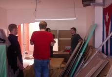 Ein Loch in der Wand.