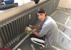 Und die Heizungen müssen auch mal dringend geputzt werden!